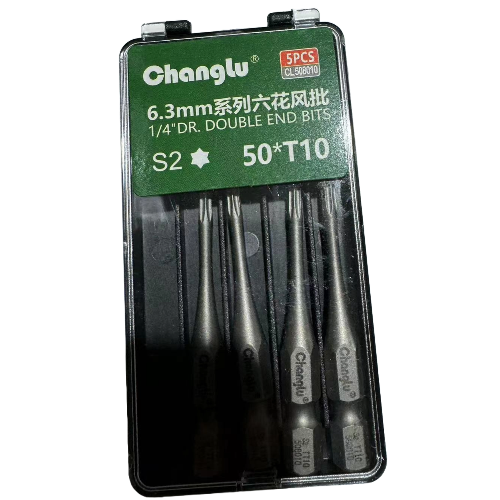 Antgalis smūginis TORX 1/4" (6.3mm), 5vnt. - Sodrinta.lt