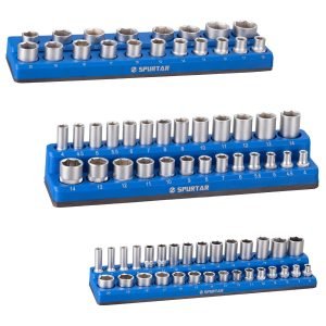 Magnetinių laikiklių galvutėms rinkinys 3vnt (1/2"+3/8"+1/4") Metrinė sistema - Sodrinta.lt