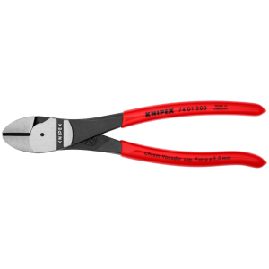 Šoninio kirpimo jėgos replės 200mm KNIPEX - Sodrinta.lt