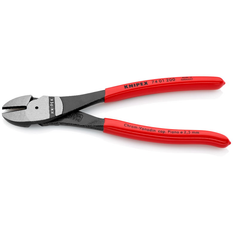 Šoninio kirpimo jėgos replės 200mm KNIPEX - Sodrinta.lt