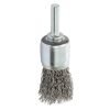 Šepetys INOX teptuko tipo, garbanotas 25mm su koteliu - Sodrinta.lt