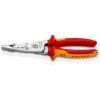 Replės elektros instaliacijos darbams daugiafunkcinės VDE 200mm KNIPEX - Sodrinta.lt