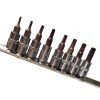 Galvučių su antgaliu rinkinys 1/4" (T-8-T-40)(torx) 8vnt. - Sodrinta.lt