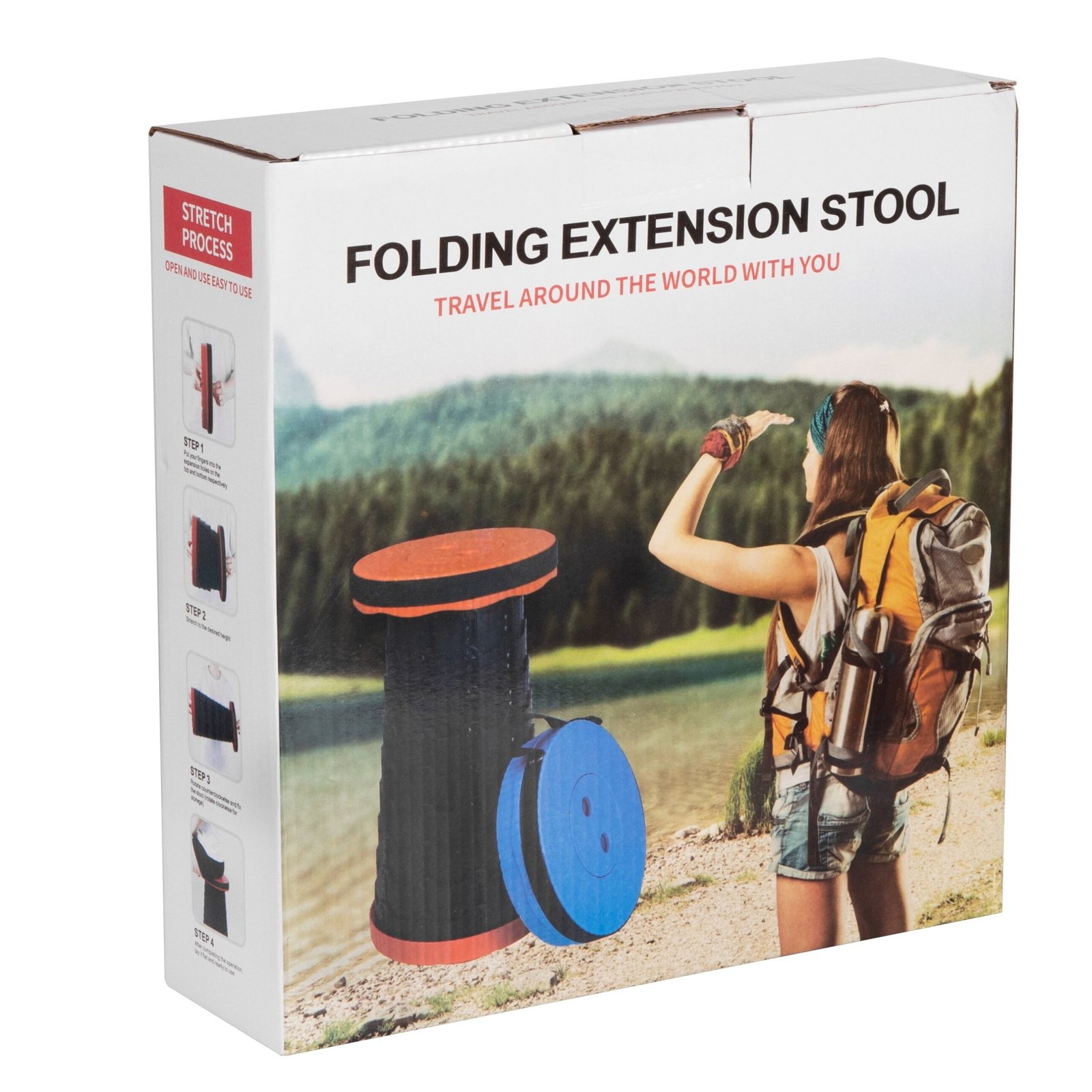 Sulankstoma turistinė kėdutė (plastikinė) 200kg - Sodrinta.lt