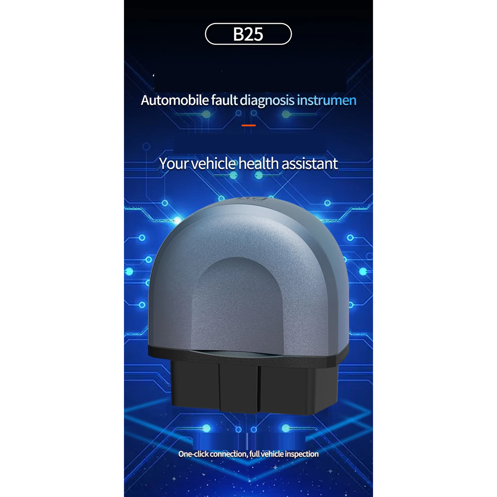 Diagnostikos įranga automobiliui OBD2 Bluetooth B25 - Sodrinta.lt
