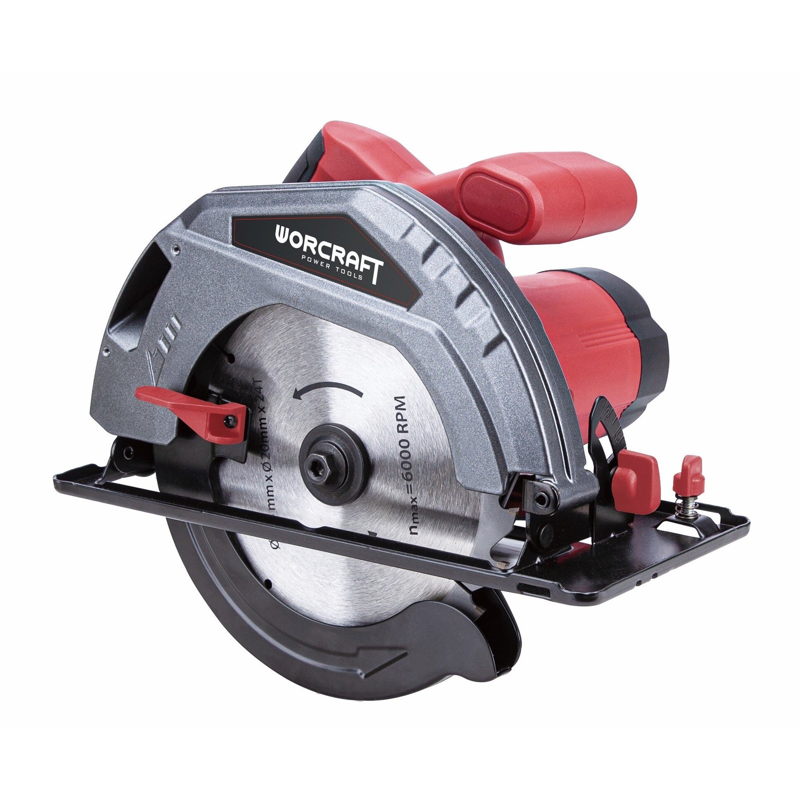 Diskinis pjūklas WORCRAFT 185mm 1500W - Sodrinta.lt