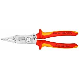 Replės elektros instaliacijos darbams VDE 200mm KNIPEX - Sodrinta.lt