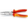 Replės elektros instaliacijos darbams VDE 200mm KNIPEX - Sodrinta.lt