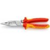 Replės elektros instaliacijos darbams VDE 200mm KNIPEX - Sodrinta.lt
