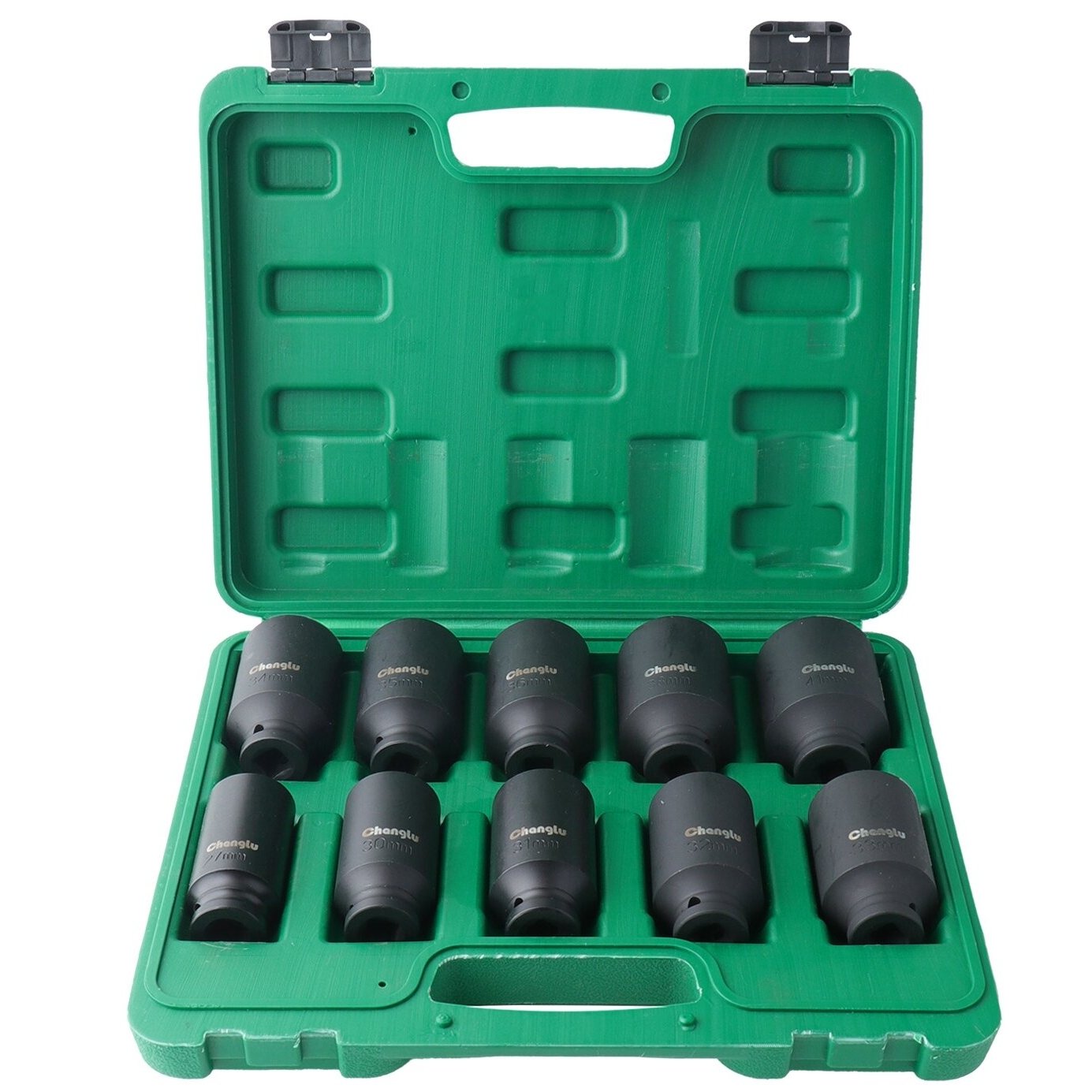 1/2" Prailgintų smūginių galvučių rinkinys (27-41mm) 10vnt. - Sodrinta.lt
