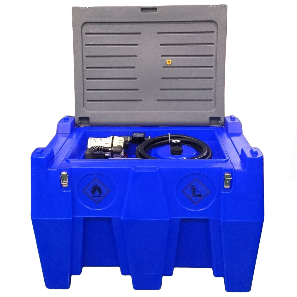 Mobili AdBlue talpykla 440L (plastikinė) su pompa 12V ACAD40 (automatiniu pistoletu ir filtru) - Sodrinta.lt