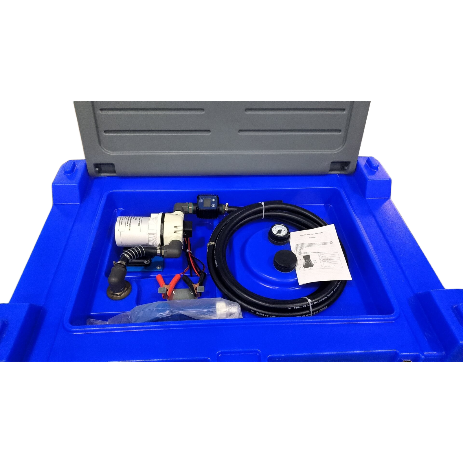 Mobili AdBlue talpykla 440L (plastikinė) su pompa 12V ACAD40 (automatiniu pistoletu ir filtru) - Sodrinta.lt
