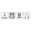 Adapteris griebtuvui SDS+ - 1/4