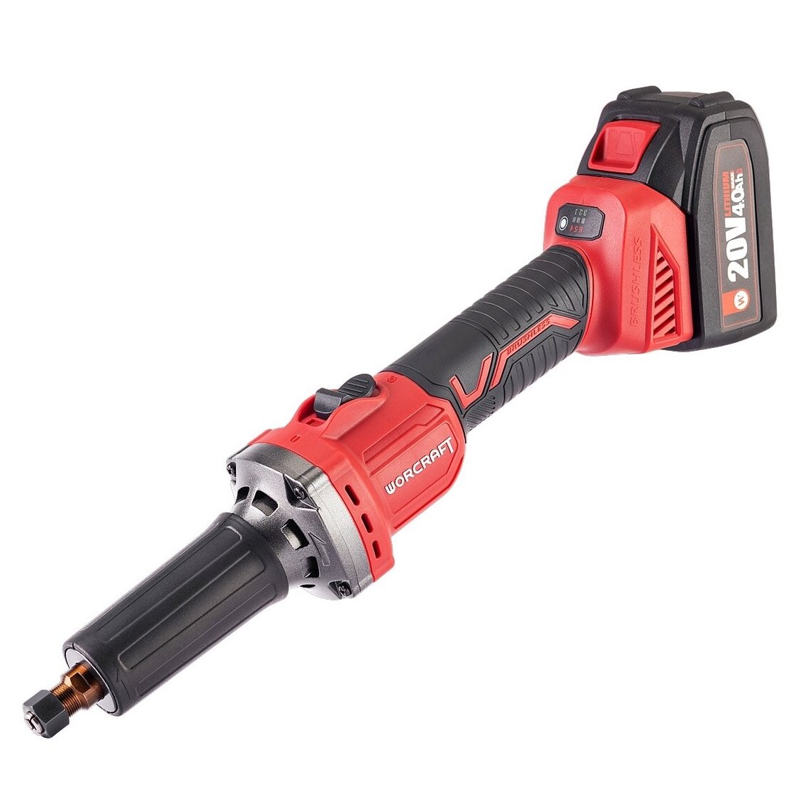 Akumuliatorinis mini tiesinis šlifuoklis 6mm WORCRAFT 20V LI-ION - Sodrinta.lt