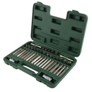 Keičiamų antgalių rinkinys (IMBUS, TORX,SPLINE) 42vnt - Sodrinta.lt