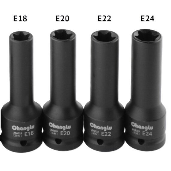 Prailginta smūginė galvutė 3/4" E-Torx - Sodrinta.lt