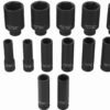 SMŪGINIŲ GALVUČIŲ RINKINYS 20 DALIŲ 6-KAMPIŲ 1/2" KD11794 - Image 5