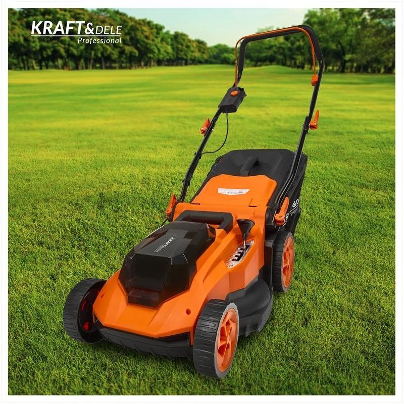 Akumuliatorinė vejapjovė 40 V, 38 cm, 50L KD5411 - Sodrinta.lt