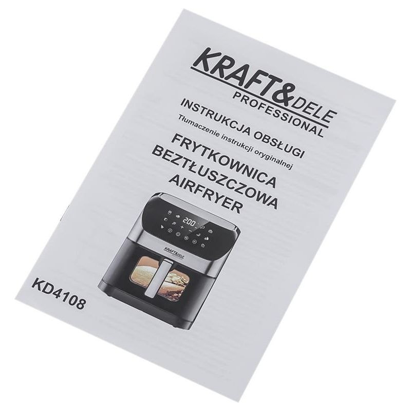 Karšto oro gruzdintuvė 6L 2000 W KD4108 - Sodrinta.lt