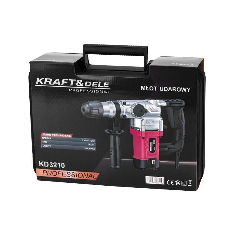 Smūginis gręžtuvas 2800 W SDS-Plus KD3210 - Sodrinta.lt