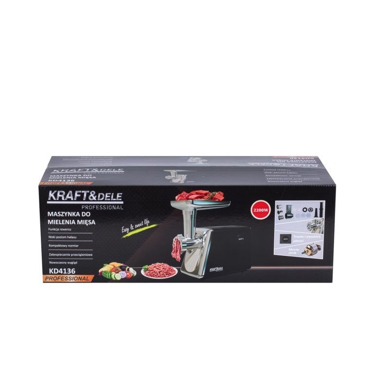 Elektrinė mėsmalė ir daržovių pjaustyklė KD4136, 2200 W - Sodrinta.lt