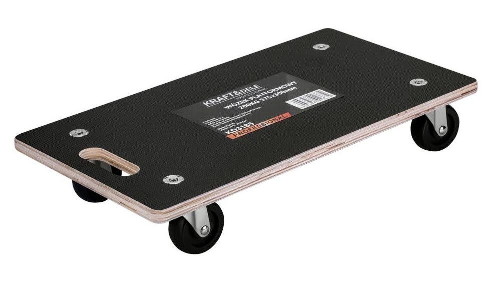 Platforminis vežimėlis 200 kg 575 × 300 mm KD3185 - Sodrinta.lt