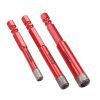 Zestaw otwornic diamentowych do gresu 3 elementy HEX 6 8 10 mm KD12645 - Sodrinta.lt
