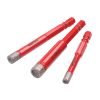 Zestaw otwornic diamentowych do gresu 3 elementy HEX 6 8 10 mm KD12645 - Sodrinta.lt
