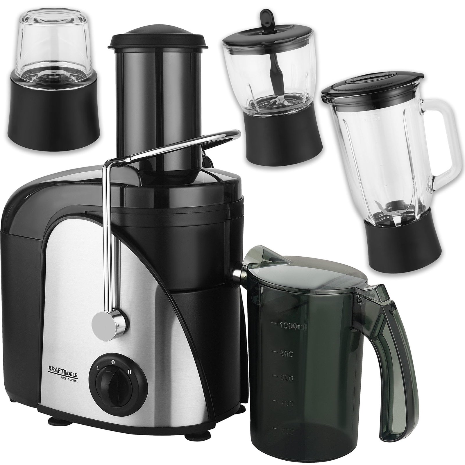 Sokowirówka 1500W + akcesoria KD4137 - Sodrinta.lt