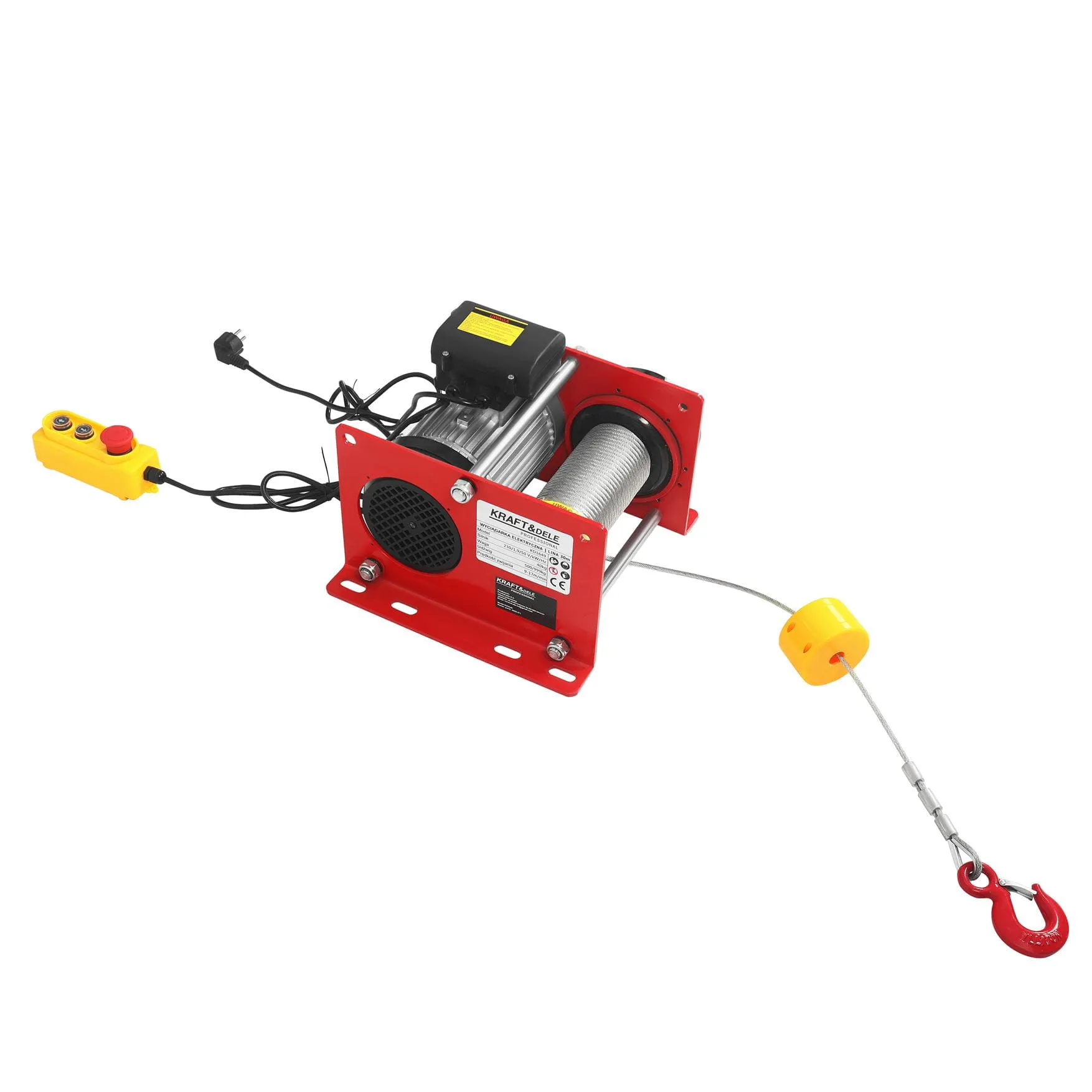 Elektrinis statybinis keltuvas 30 m 500/999 kg KD1649 - Sodrinta.lt