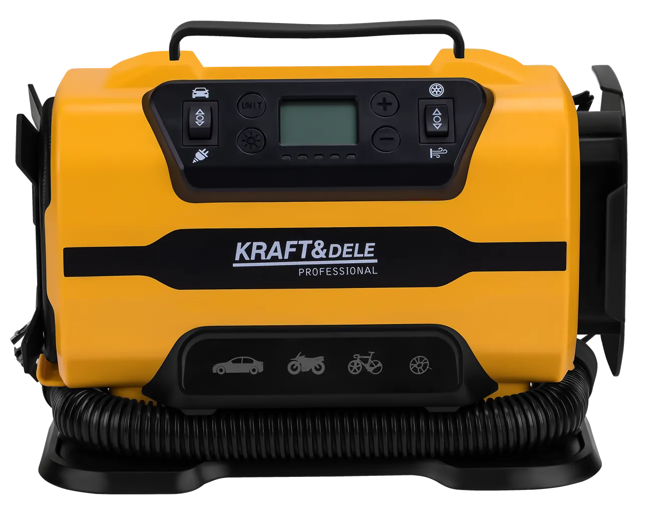 Automobilinis oro kompresorius su žibintuvėlio funkcija 12/230V KD3441 - Sodrinta.lt