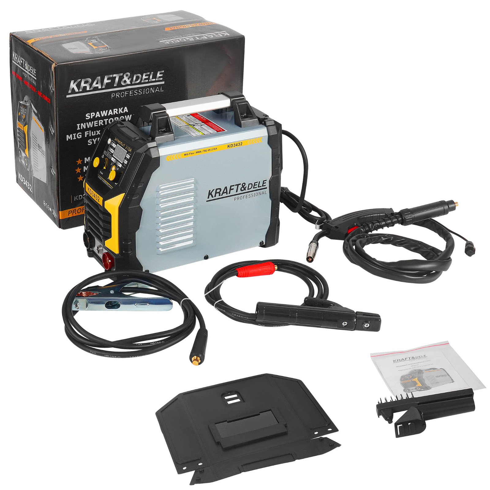 Inverterinis suvirinimo aparatas MIG/Flux/MMA/TIG Lift KD3432 - Sodrinta.lt