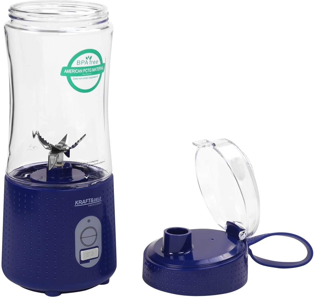Blender akumulatorowy USB-C 380ml / 2x3000mAh KD4171 - Sodrinta.lt