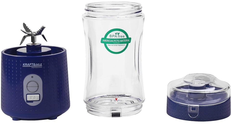 Blender akumulatorowy USB-C 380ml / 2x3000mAh KD4171 - Sodrinta.lt