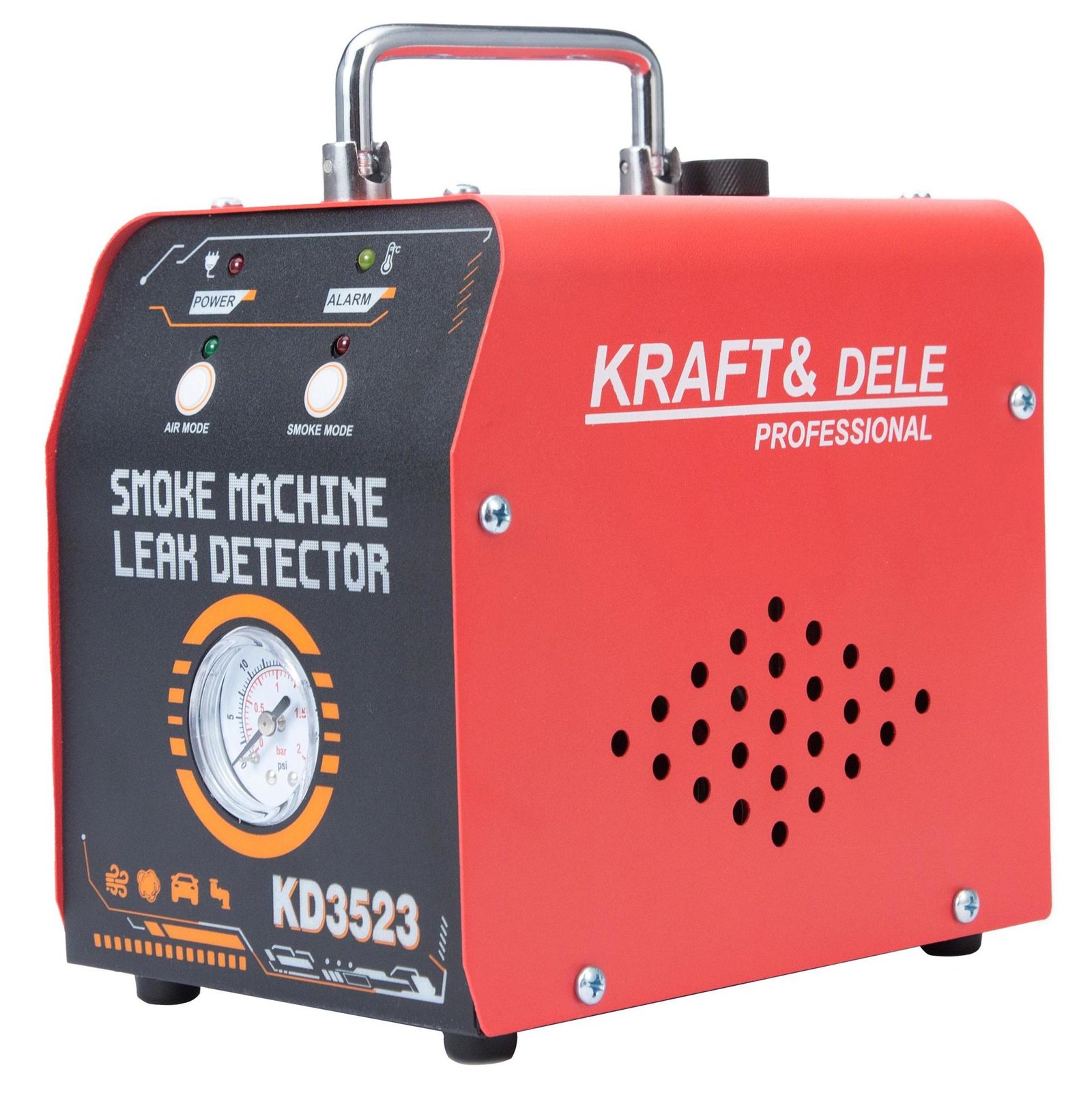 Dūmų generatorius sandarumo tikrinimui 12 V, 20 l/min, 30 ml KD3523 - Sodrinta.lt