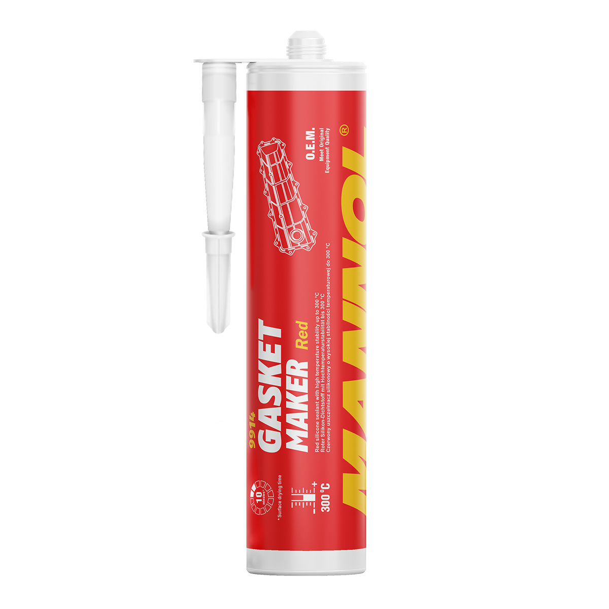 Hermetikas raudonas MANNOL 310g - Sodrinta.lt