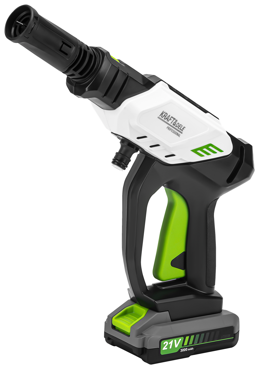 AKUMULIATORINĖ AUKŠTO SLĖGIO PLOVYKLA 300W 21V 3Ah KD5374 - Sodrinta.lt