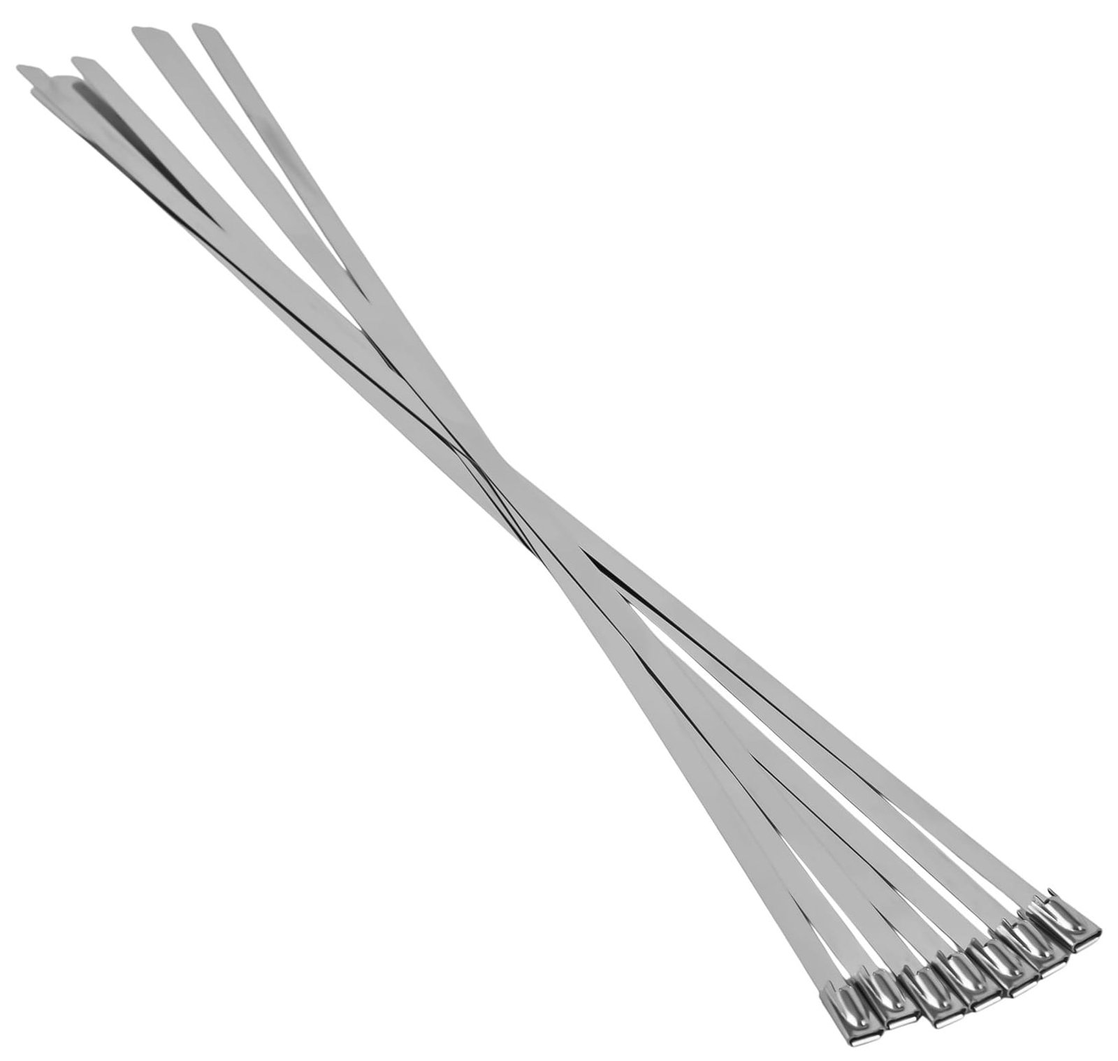 OPASKI ZACISKOWE STALOWE/METALOWE 4,6 x 300 100EL. KD10864 - Sodrinta.lt