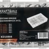 ZESTAW OPASEK ZACISKOWYCH ŚLIMAKOWYCH 34EL. KD10866 - Sodrinta.lt