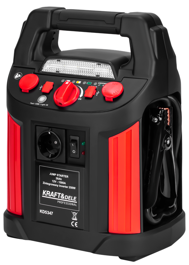 Užvedimo įrenginys 1200/700A 26Ah 12V inverteris KD5347 - Sodrinta.lt