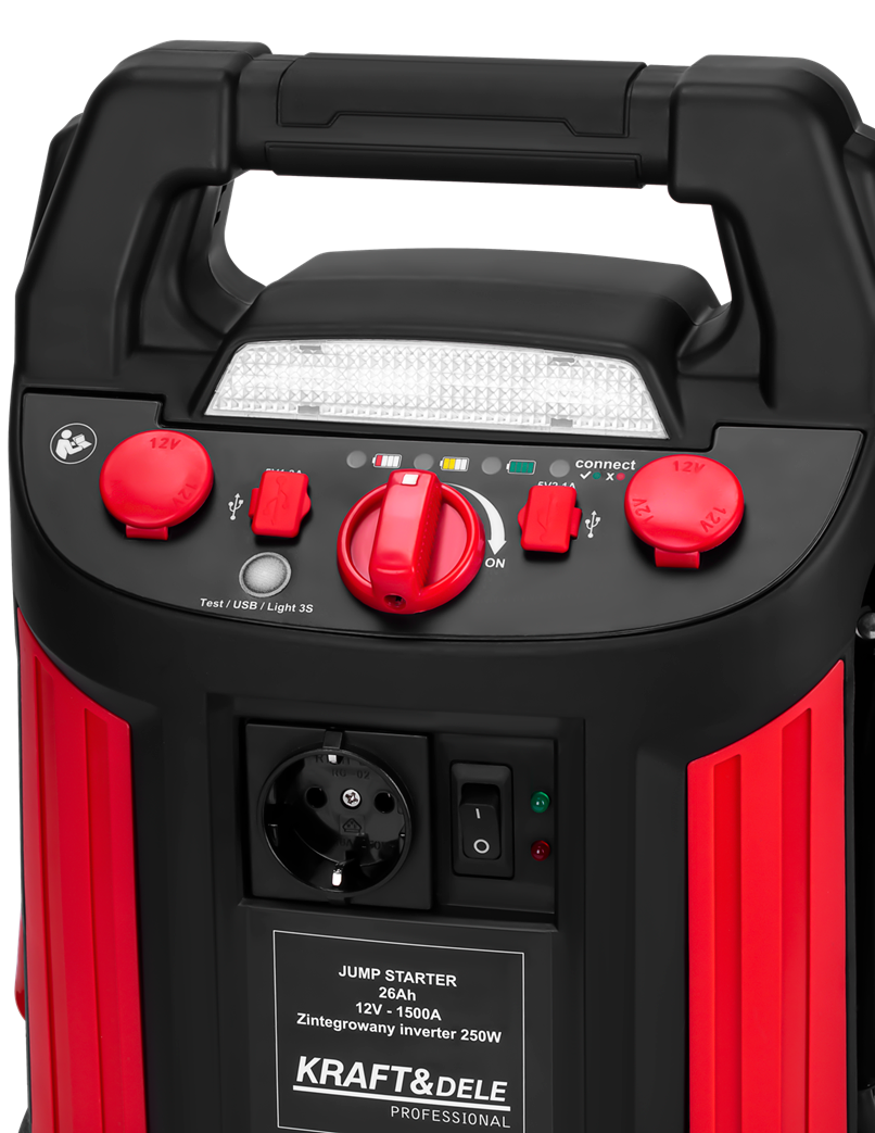 Užvedimo įrenginys 1200/700A 26Ah 12V inverteris KD5347 - Sodrinta.lt