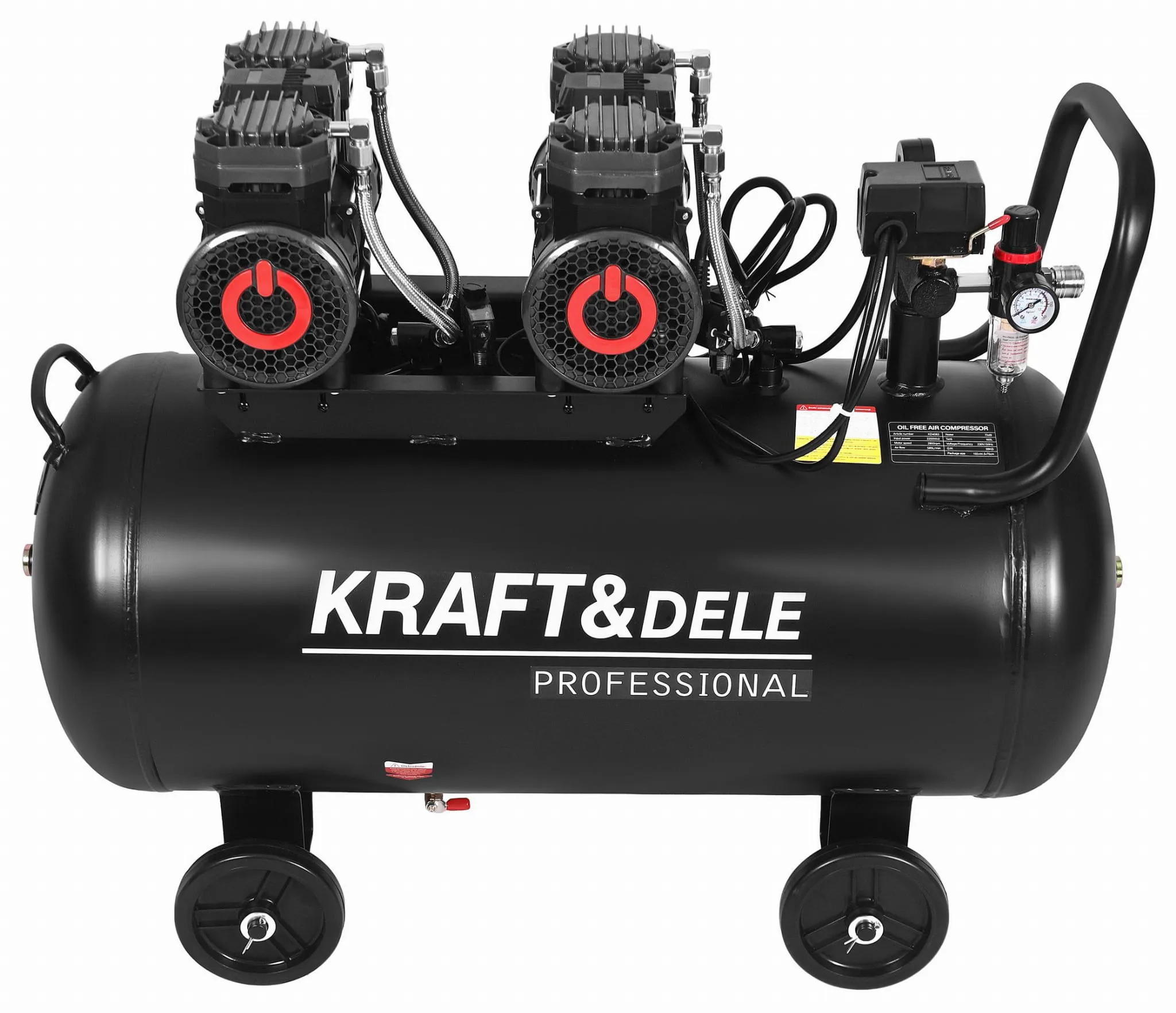 Betepalinis kompresorius 100L 2×2200W KD4083 - Sodrinta.lt