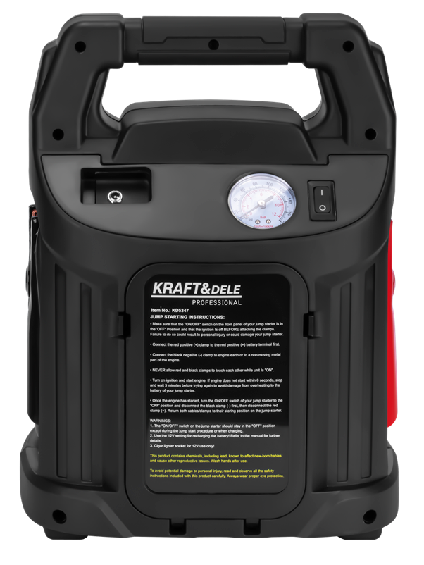 Užvedimo įrenginys 1200/700A 26Ah 12V inverteris KD5347 - Sodrinta.lt