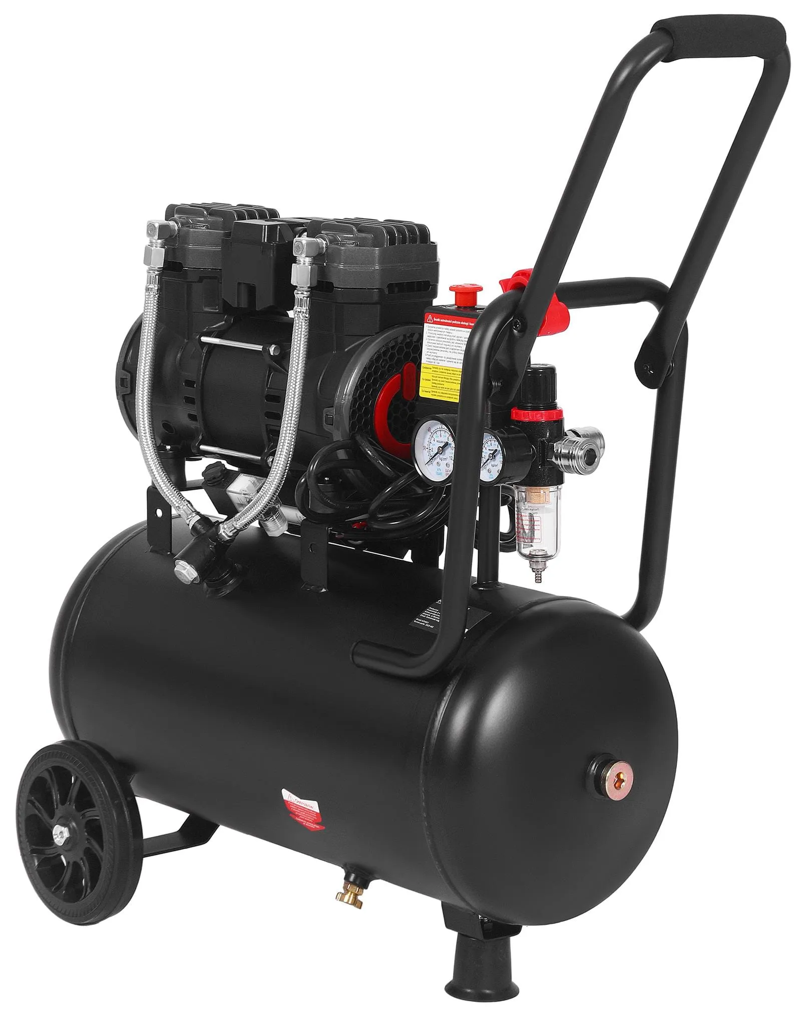 Betepalinis (be alyvos) kompresorius 24L 1450W KD4081 - Sodrinta.lt