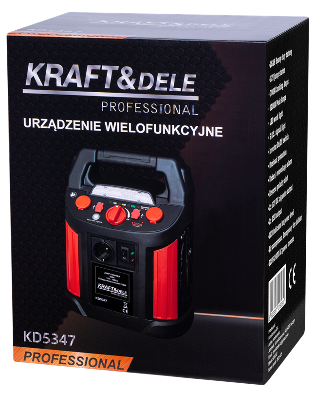 Užvedimo įrenginys 1200/700A 26Ah 12V inverteris KD5347 - Sodrinta.lt