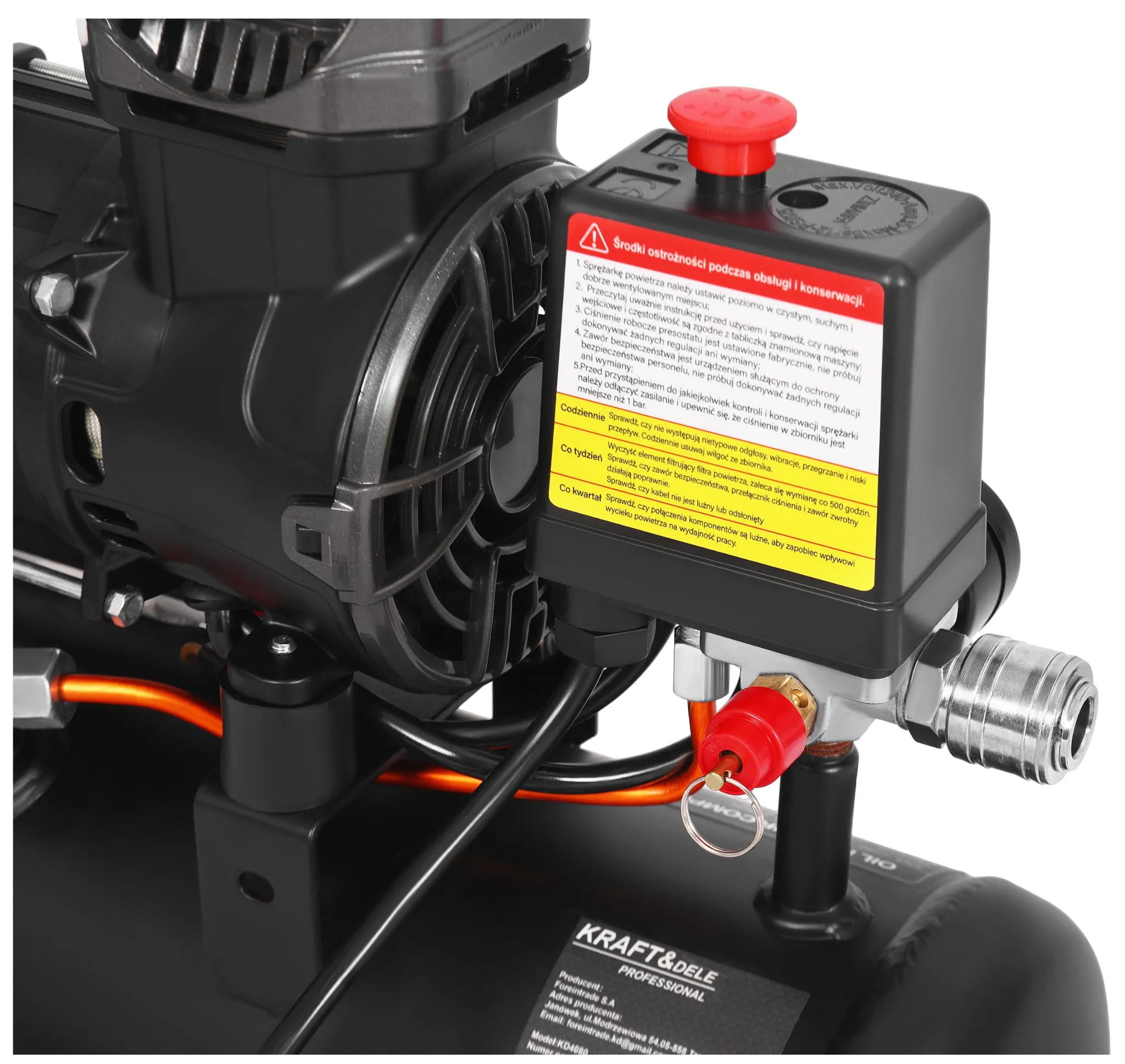Betepalinis kompresorius 9L 850W KD4080 - Sodrinta.lt