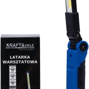 LED dirbtuvių žibintuvėlis USB-C 200/400/800 lm + įspėjamoji šviesa KD3496 - Sodrinta.lt