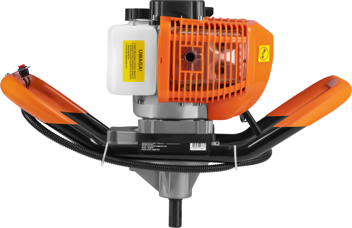 BENZININIS ŽEMĖS GRĘŽTUVAS 2T 4,9 kW KD5217 - Sodrinta.lt