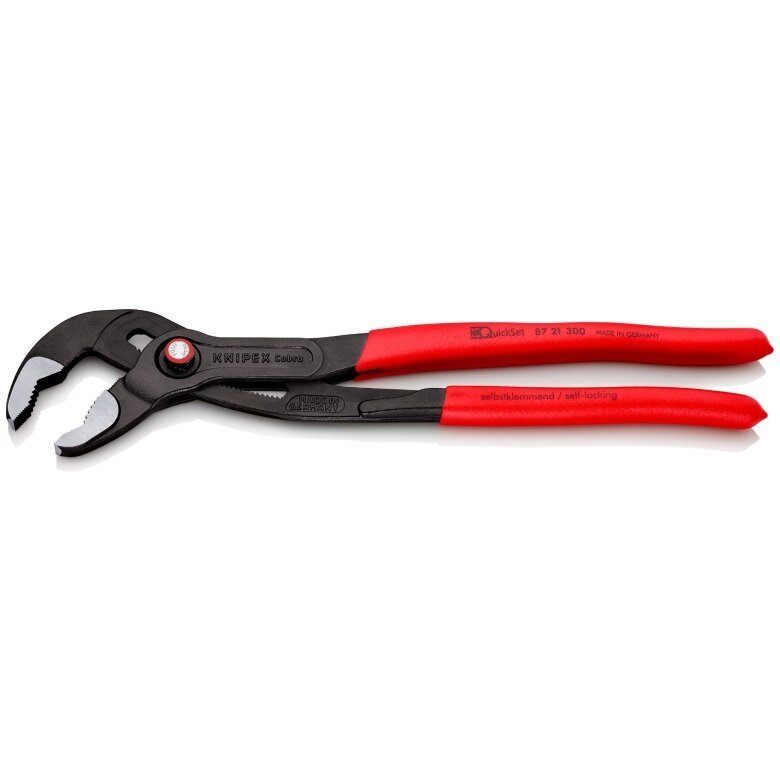 Santechninės replės KNIPEX Cobra su greitu fiksavimu 300mm - Sodrinta.lt