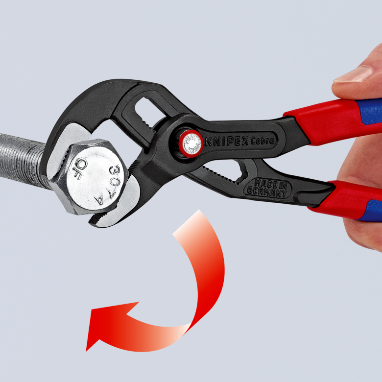 Santechninės replės KNIPEX Cobra su greitu fiksavimu 300mm - Sodrinta.lt